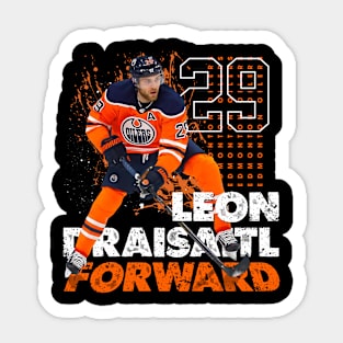 VINTAGE LEON DRAISAITL Sticker